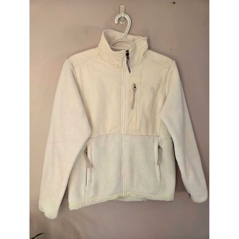 The North Face Women’s Polartec Cream Full Zip Fleece Jacket Size S - Picture 2 of 12